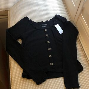 ribbed american eagle top